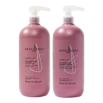 Image of Neal & Wlf Amplify 950ml Shampoo and Conditioner Duo